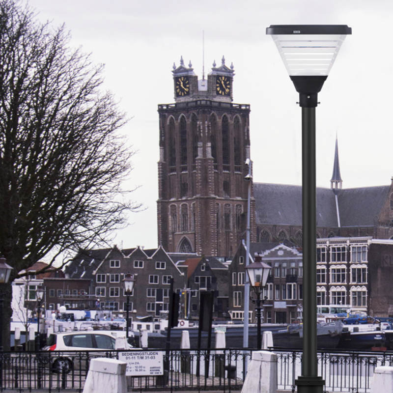 YMLED-6803 Outdoor Solar Post Top LED Lamp