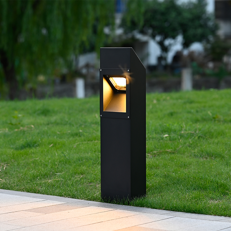 YMLED-6246 New Rectangular Outdoor LED Bollard Lawn Lighting