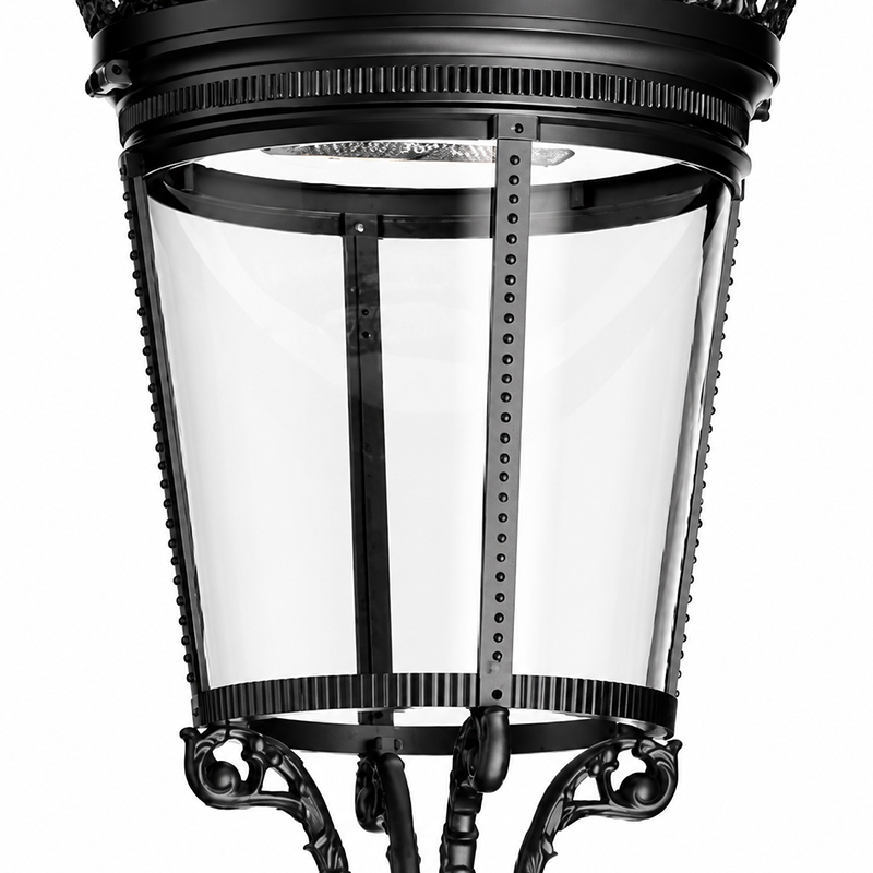 YMLED-6125B Classical European Crown Aluminum LED Post Top Light YMLED-6125B Classical European Crown Aluminum LED Post Top Light