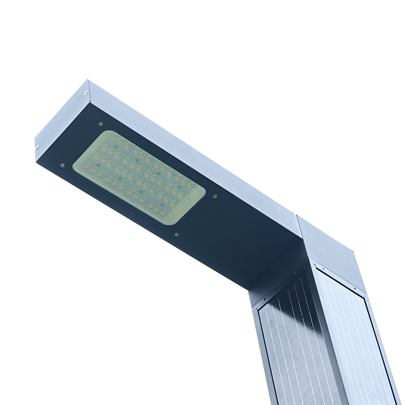 YMLED-6812 Modern LED Street Light with Ribbed Pole Design YMLED-6812 Modern LED Street Light with Ribbed Pole Design